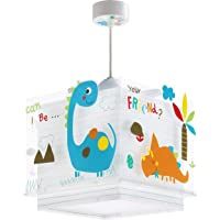 Dalber Lámpara Infantil de Techo Colgante Dinosaurios Dinos E27- Multicolor